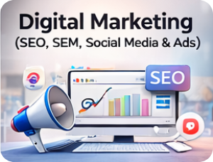 Digital Marketing (SEO, SEM, Social Media & Ads)